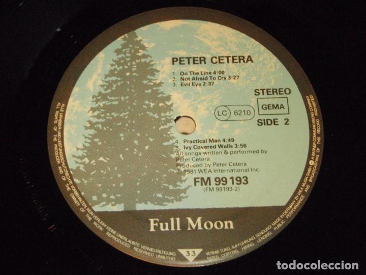 Discos de vinilo: Peter Cetera &ndash; Peter Cetera Germany 1981 Full Moon - Foto 6