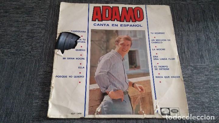 Discos de vinilo: ADAMO CANTA EN ESPA&Ntilde;OL (LA VOZ DE SU AMO, 1966) - Foto 1