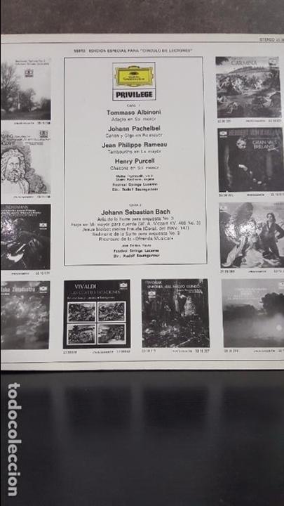 Discos de vinilo: ALBINONI ADAGIO - Foto 2