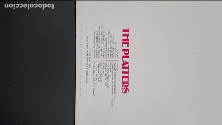 Discos de vinilo: THE PLATTERS ONLY YOU - Foto 2