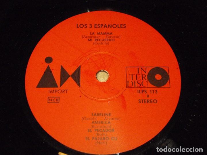 Discos de vinilo: Los 3 Espa&ntilde;oles &ndash; Los 3 Espa&ntilde;oles Sweden Interdisc - Foto 5