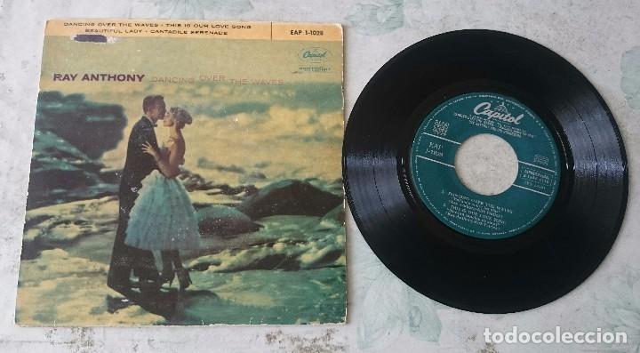 Discos de vinilo: Ray Anthony : Dancing over the waves + 3 (Capitol Records 1959) - Foto 1