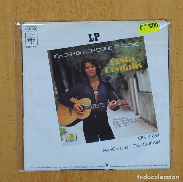 Discos de vinilo: COSTA CORDALIS - ANITA - SINGLE - Foto 2