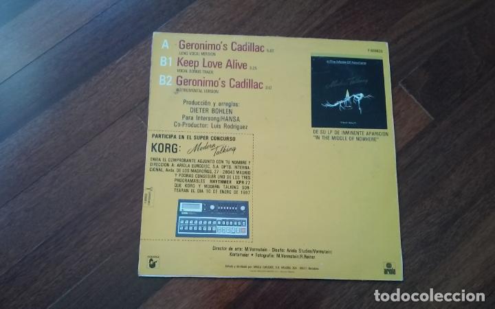 Discos de vinilo: modern talking-geronimos cadillac.maxi - Foto 2