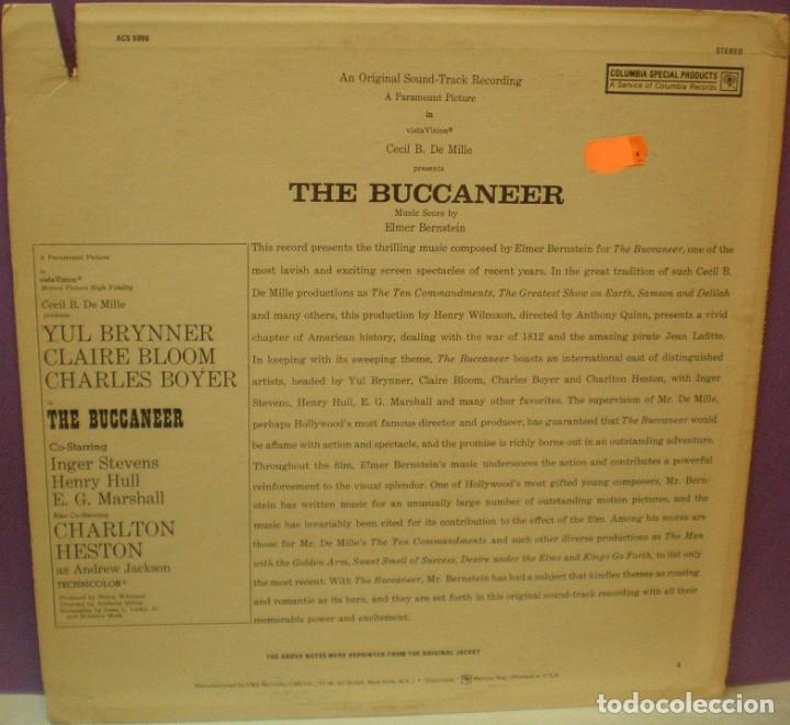 Discos de vinilo: The Buccaneer - Elmer Bernstein - LP - Foto 2
