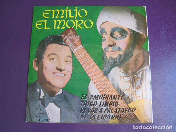 Discos de vinilo: EMILIO EL MORO EP IBEROFON 1961 - el emigrante +3 HUMOR RISA - Foto 1