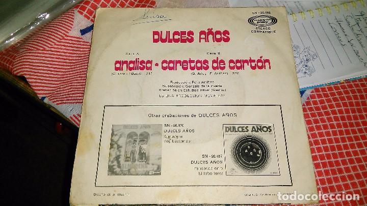 Discos de vinilo: Dulces a&ntilde;os single analisa.1971 /3 - Foto 2