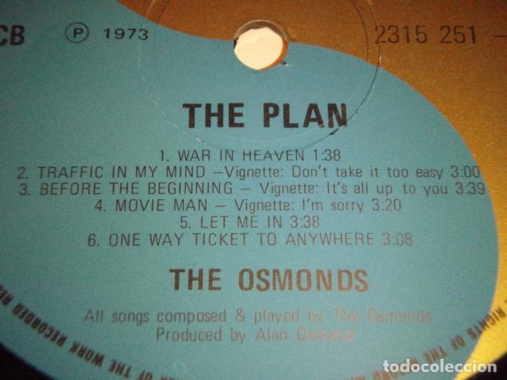 Discos de vinilo: Osmonds &lrm;&ndash; The Plan Scandinavia,1973 MGM Records - Foto 3