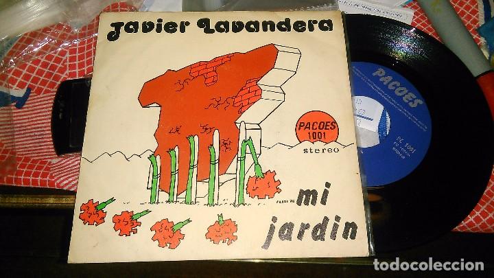 Discos de vinilo: Javier lavandera single mi jardin - Foto 1