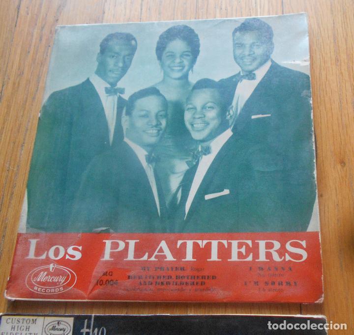 Discos de vinilo: THE PLATTERS, LOTE 2 EPS, LEER - Foto 4