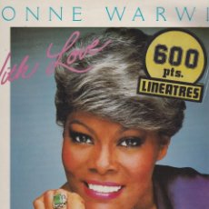 Discos de vinilo: LP DIONNE WARWICK. WITH LOVE. 1983. SPAIN.. Lote 95483247