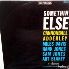 Discos de vinilo: CANNONBALL ADDERLEY- MILES DAVIS- SOMETHIN´ ELSE-SPAIN LP 1968 - VINILO EXC. ESTADO.. Lote 95505387