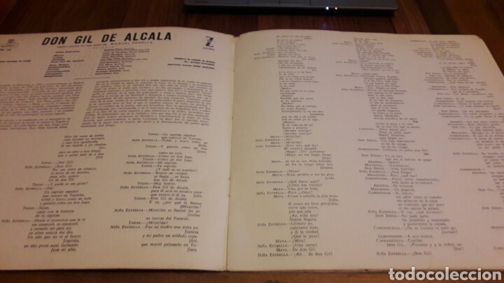 Dischi in vinile: DON GIL DE ALCAL&Aacute;.MANUEL PENELLA,(VER FOTOS)(LP.12&rdquo;MONTILLA,ZAFIRO.1959)