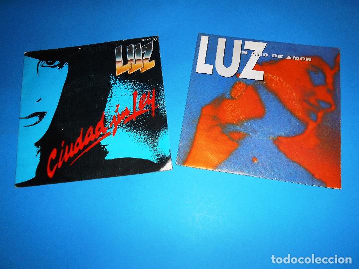 Discos de vinilo: 2 SINGLES DE LUZ - Foto 1