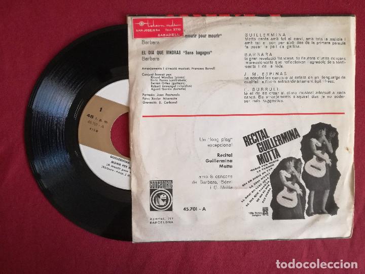 Discos de vinilo: GUILLERMINA MOTTA, MORIR PER MORIR (CONCENTRIC) SINGLE PEDIDO MINIMO 7&euro; - Foto 2