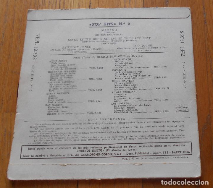 Discos de vinilo: POP HITS, MARINA - Foto 2