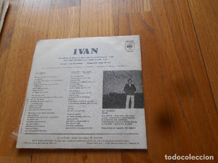 Discos de vinilo: IVAN SIN AMOR, CBS - Foto 3