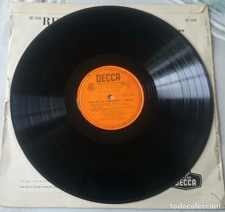 Discos de vinilo: Renata Tebaldi: Incomparable (Decca 1958) - Foto 3