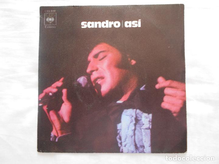 Discos de vinilo: SANDRO // ASI - ES EL AMANTE - Foto 1