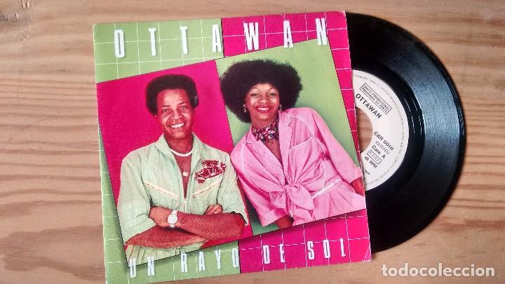 Discos de vinilo: SINGLE (VINILO) DE OTTAWAN A&Ntilde;OS 80 - Foto 1