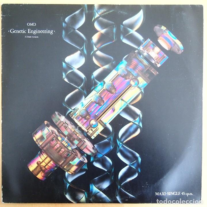 Discos de vinilo: OMD - Genetic engineering (Maxi) - Foto 1