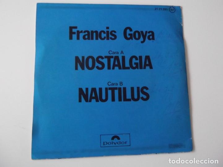 Discos de vinilo: FRANCIS GOYA - Nostalgia - Foto 2