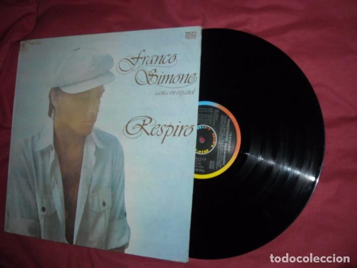 Discos de vinilo: Franco Simone &ndash; Respiro - en espa&ntilde;ol LP SPAIN - Foto 1