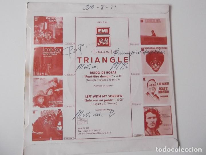 Discos de vinilo: TRIANGLE - Ruido de botas - Foto 2