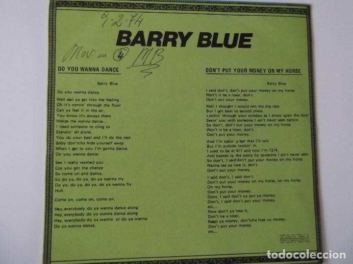 Discos de vinilo: BARRY BLUE - Do you wanna dance? - Foto 2