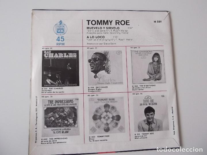 Discos de vinilo: TOMMY ROE - Mu&eacute;velo y s&iacute;rvelo - Foto 2