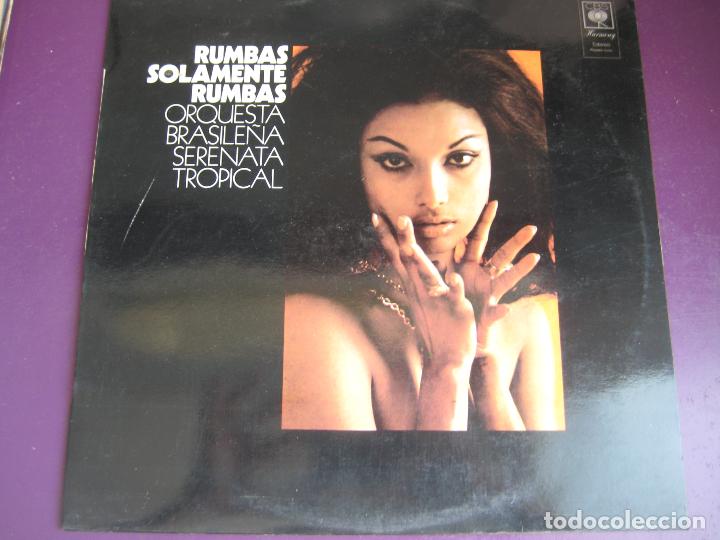Vinyl records: ORQUESTA BRASILE&Ntilde;A SERENATA TROPICAL LP CBS 1970 - RUMBAS SOLAMENTE RUMBAS - BRASIL - LATIN
