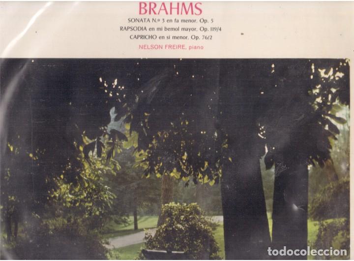 Discos de vinilo: vinilo johannes brahms NELSON FREIRE PIANO - Foto 1