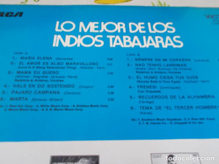 Discos de vinilo: LO MEJOR DE LOS INDIOS TABAJARAS. - Foto 3