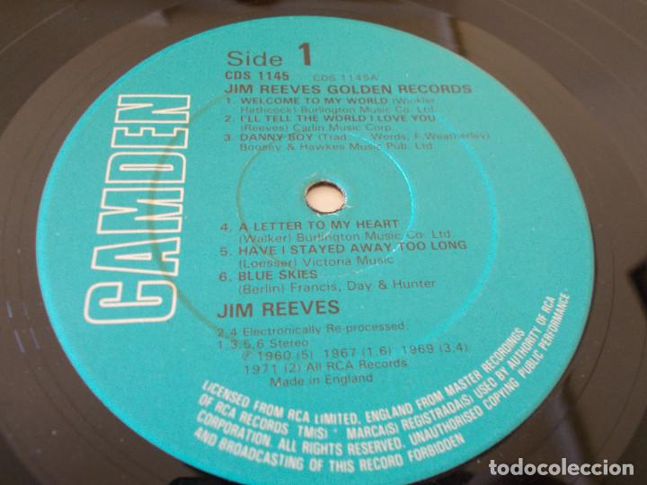 Discos de vinilo: JIM REEVES, GOLDEN RECORDS. - Foto 4