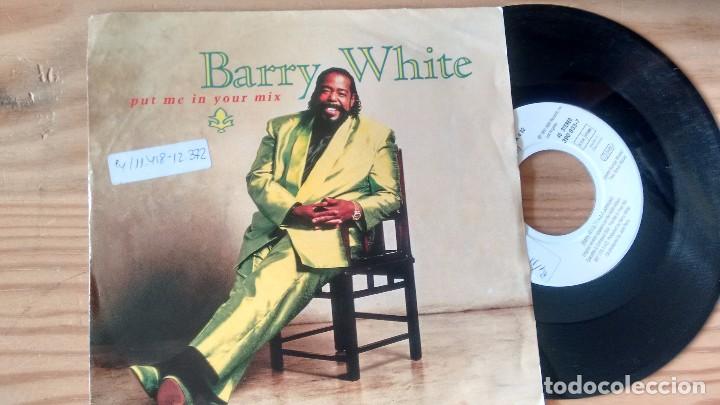 Discos de vinilo: SINGLE (VINILO) DE BARRY WHITE A&Ntilde;OS 90 - Foto 1