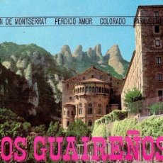 Discos de vinilo: LOS GUAIREÑOS SINGLE 45 RPM CUATRO VOCES DEL PARAGUAY VIRGEN MONTSERRAT COLORADO