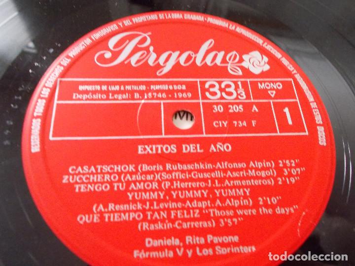 Discos de vinilo: EXITOS DEL A&Ntilde;O.LOS SPRINTERS, FORMULA V. RITA PAVONE, BOBBY SOLO. DANIELA. 10 PULGADAS - Foto 3