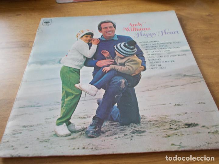 Discos de vinilo: ANDY WILLIAMS. HAPPY HEART. - Foto 1