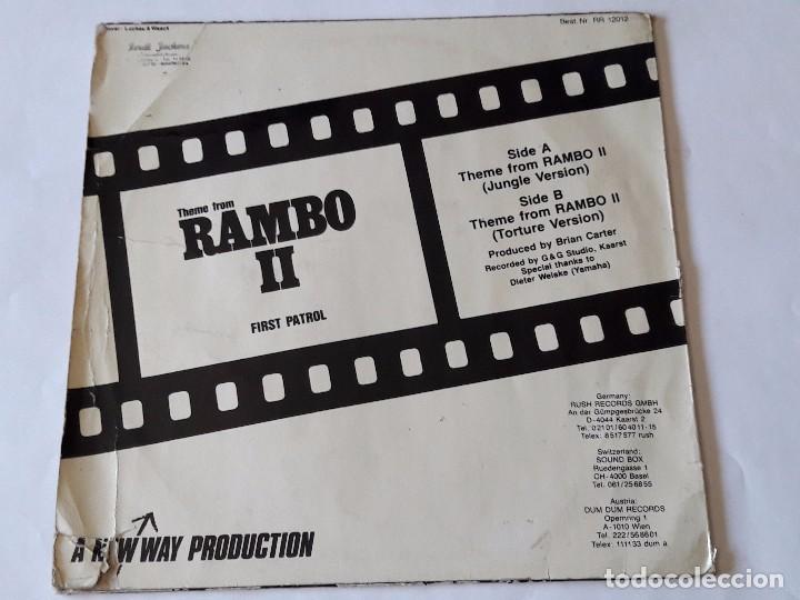 Discos de vinilo: First Patrol - Theme From Rambo II - 1985 - Foto 2