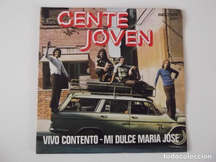Discos de vinilo: GENTE JOVEN - Vivo contento - Foto 1