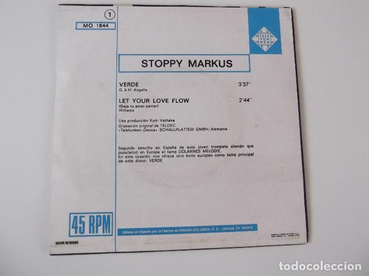 Discos de vinilo: STOPPY MARKUS - Verde - Foto 2