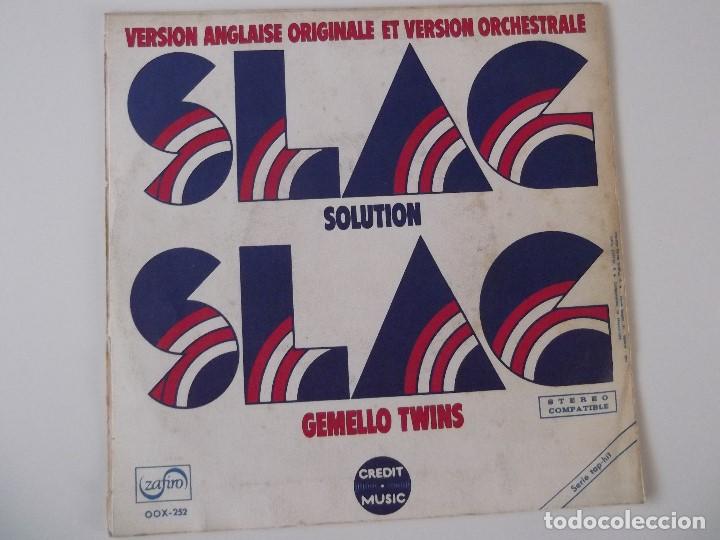 Discos de vinilo: GEMELLO TWINS - Slag solution - Foto 2