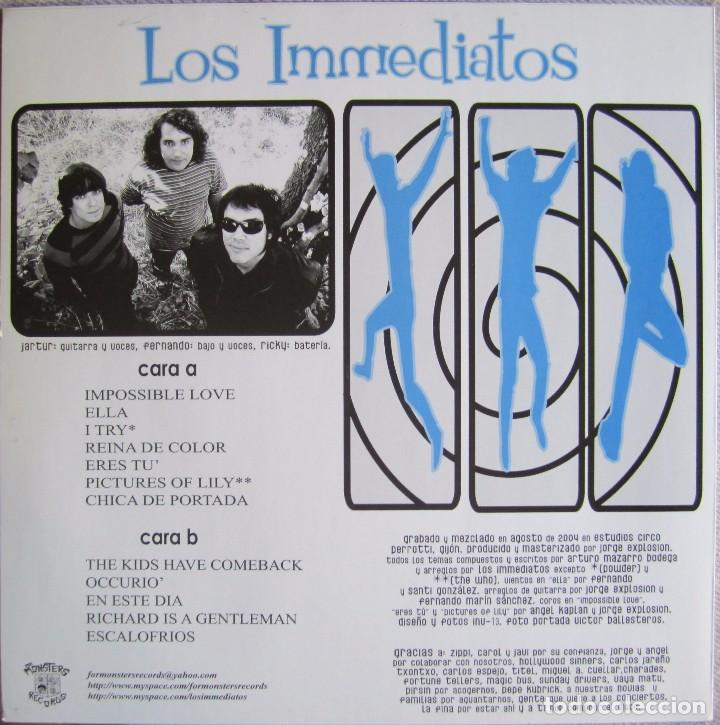 Discos de vinilo: IMMEDIATOS, LOS: LOS IMMEDIATOS (MOD / GARAGE) - Foto 2
