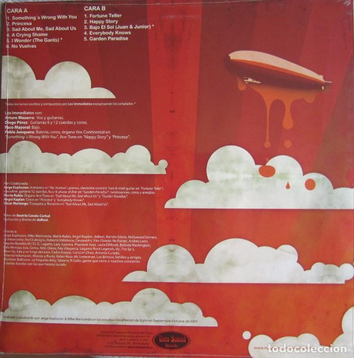 Discos de vinilo: IMMEDIATOS, LOS: SECOND CHANCE (MOD / GARAGE) - Foto 2