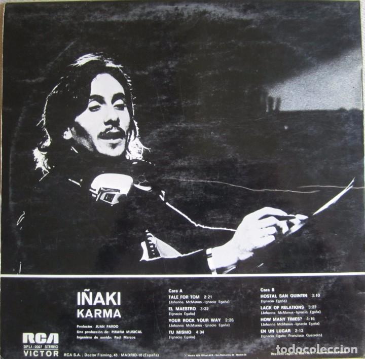 Discos de vinilo: I&Ntilde;AKI: KARMA (EXCELENTE PROGRESIVO ESPA&Ntilde;OL) - Foto 2