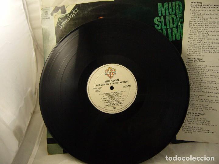 Discos de vinilo: JAMES TAYLOR : MUD SLIDE SLIM - Foto 3