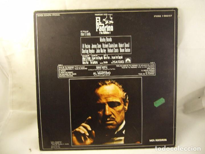 Discos de vinilo: pARAMOUNT fILMS PRESENTA EL PADRINO BANDA SONORA - Foto 2