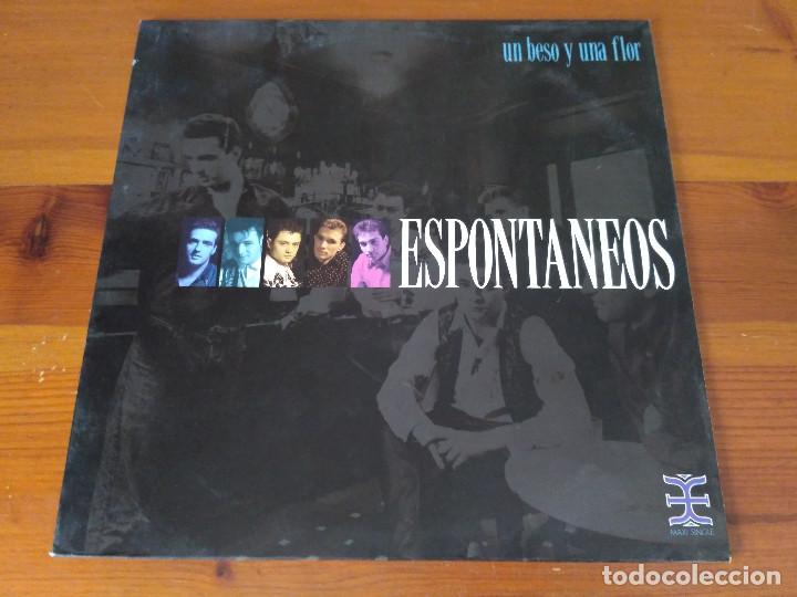 Discos de vinilo: Espontaneos - Un beso y una flor - Foto 1