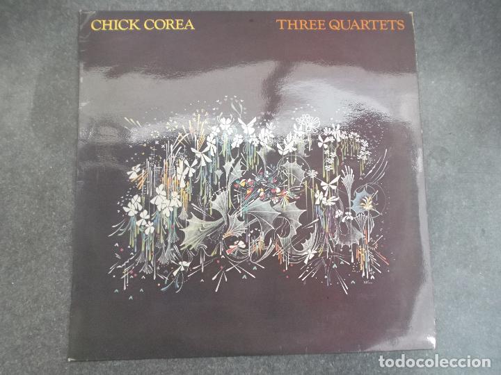 Discos de vinilo: CHICK COREA THREE QUARTETS 1981 ED ESPA&Ntilde;OLA - Foto 1