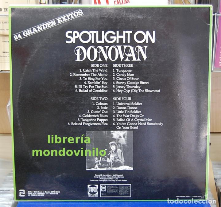 Discos de vinilo: Donovan. Spotlight on Donovan. PRT 1981. LP doble - Foto 2
